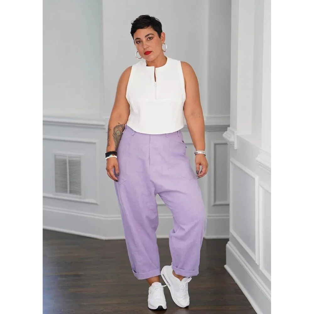 Simplicity S9754 Sewing Pattern Misses 16-26 Multi Tank Top Cargo Pants Uncut
